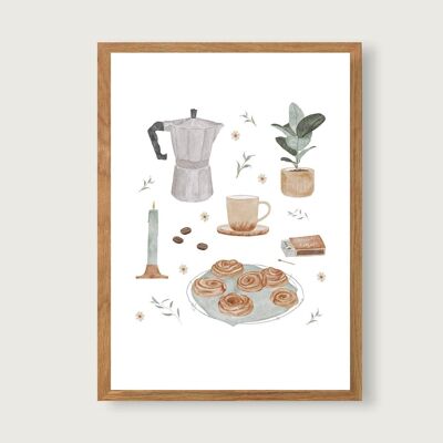 Affiche "Café" A3
