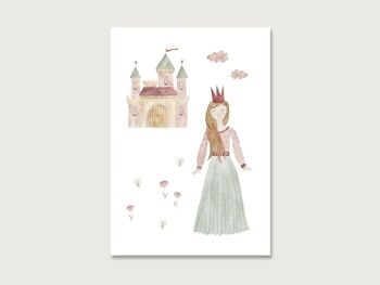 Carte postale "Princesse" 3