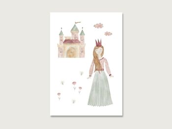 Carte postale "Princesse" 4