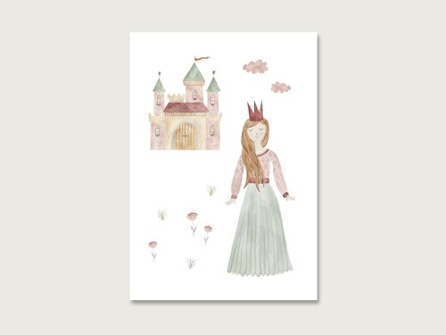 Postkarte "Prinzessin"