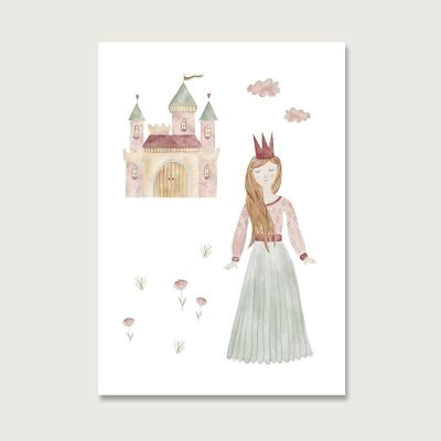 Carte postale "Princesse"