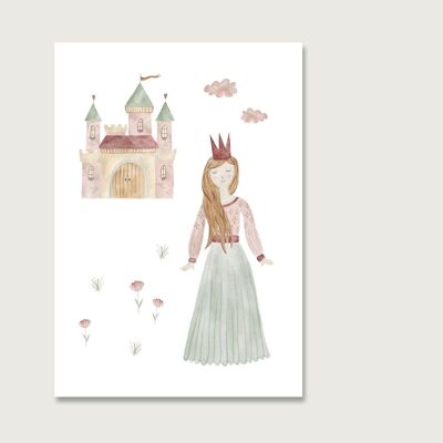 Postkarte "Prinzessin"