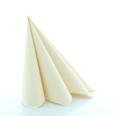 Disposable napkin champagne made of Linclass® Airlaid 40 x 40 cm, 12 pieces