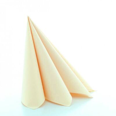Disposable napkin cream made of Linclass® Airlaid 40 x 40 cm, 12 pieces