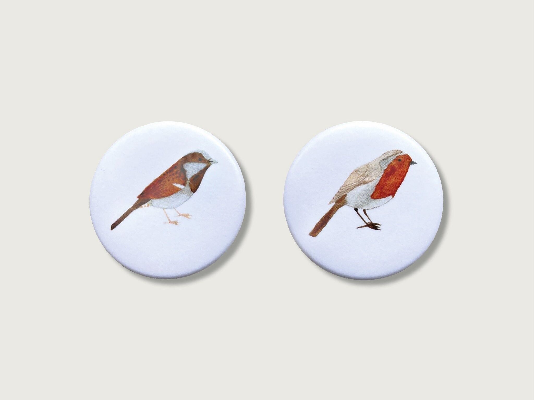 Magnete 2er Set "Vögel"