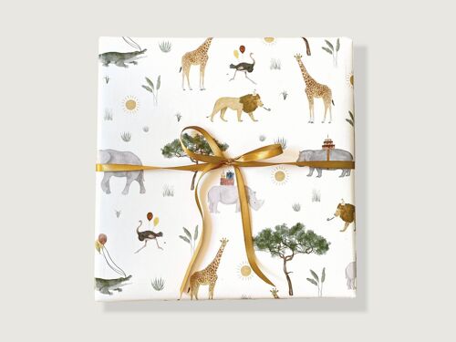 Geschenkpapier "Safari"