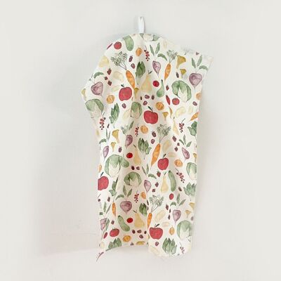 Tea Towel "Fruit and Vegetables"