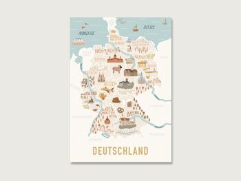 Carte postale "Allemagne" 1