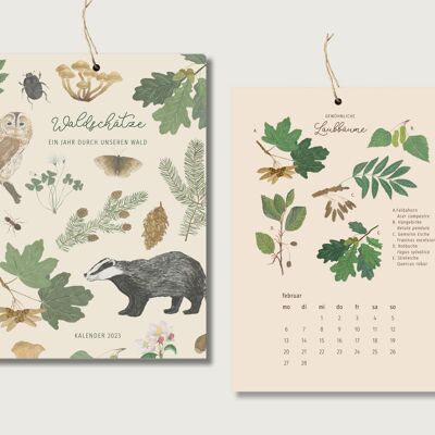 Kalender für 2023  "Waldschätze"