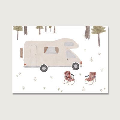 Cartolina "camper"