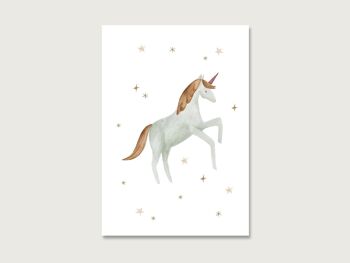 Carte postale "Licorne" 1