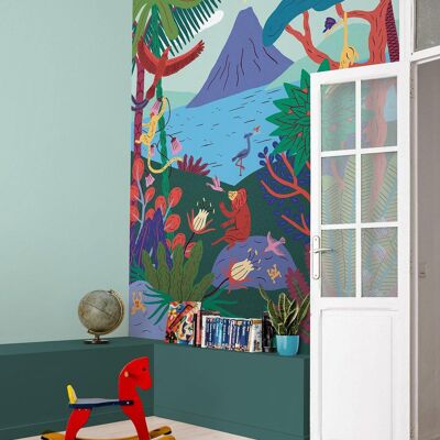 Papel pintado panorámico Maravilhas - colores (2 x 2,60 m)