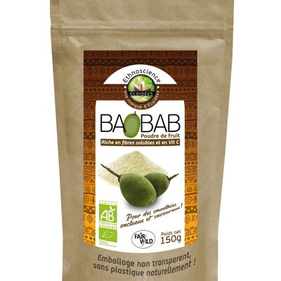 Poudre de fruit de baobab BIO & EQUITABLE
