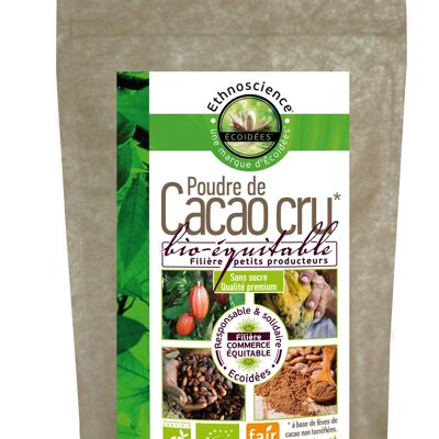 Cacao crudo in polvere BIOLOGICO E GIUSTO (senza zucchero)