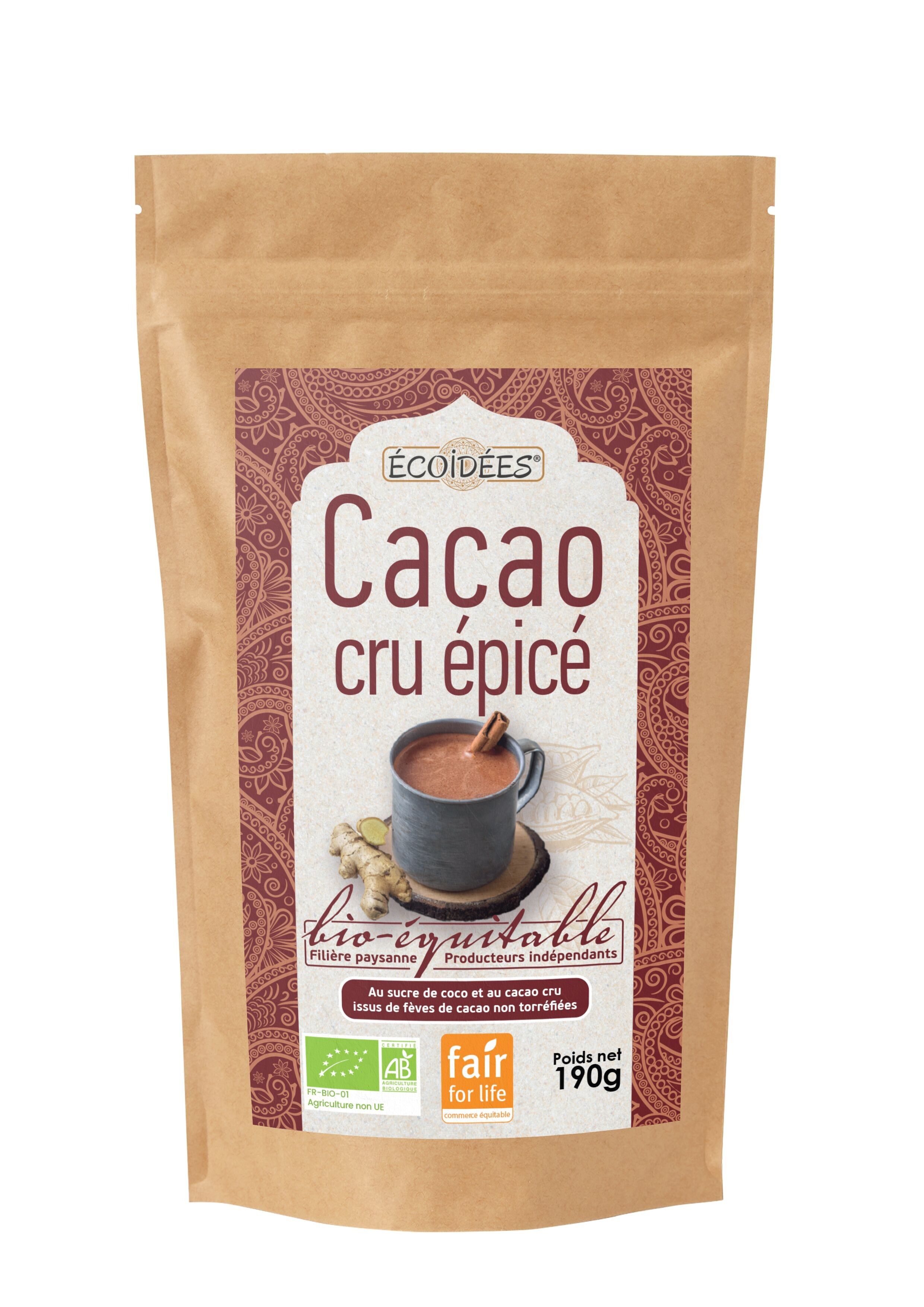 Kakaopulver mit indischen Gewürzen
 und BIO & FAIR TRADE Kokosblütenzucker