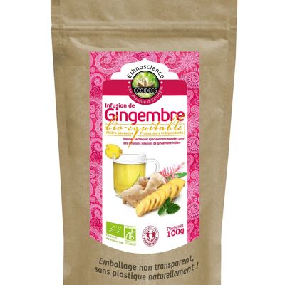 Infusión de jengibre ECOLÓGICA Y DE COMERCIO JUSTO