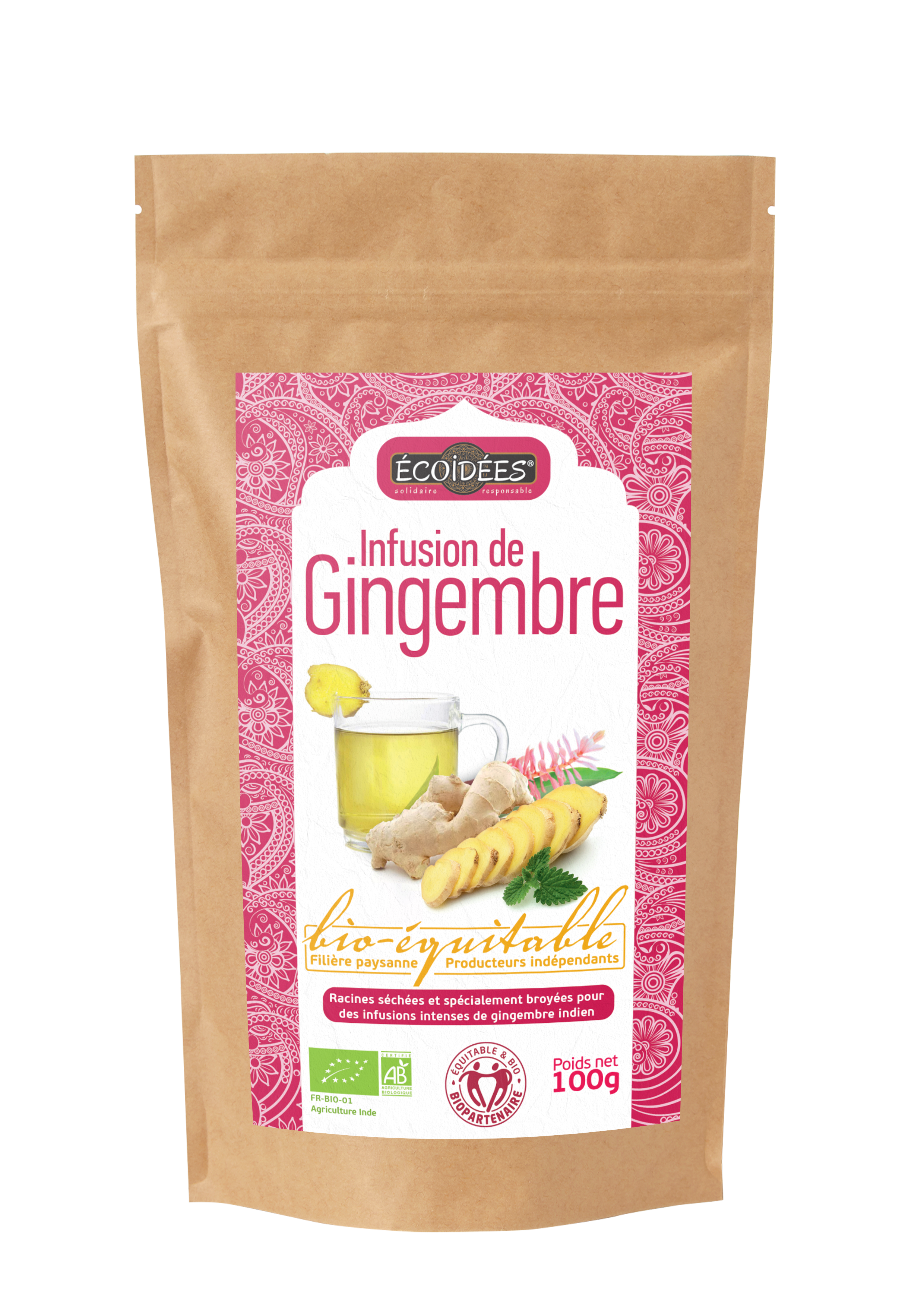 Infusion de gingembre BIO & EQUITABLE