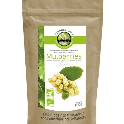 ORGANIC white mulberries