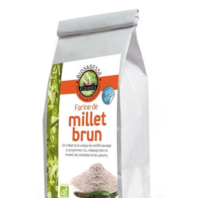 Organic brown millet flour