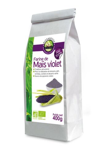 Farine de maïs violet BIO