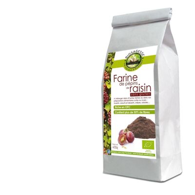 Organic grape seed flour