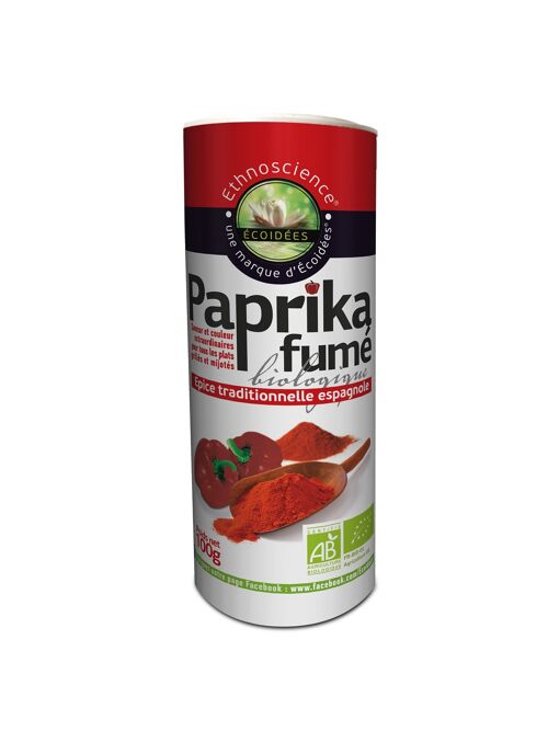 Paprika fumé en poudre BIO recharge - sachet - Ecoidées - 250 g