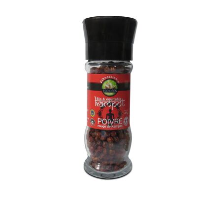 Poivre rouge de Kampot BIO & EQUITABLE moulin