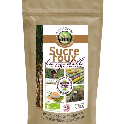 ORGANIC & FAIRTRADE brown cane sugar