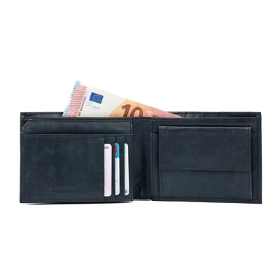 K11104AB | Men's Wallet in Genuine Leather Col. Black