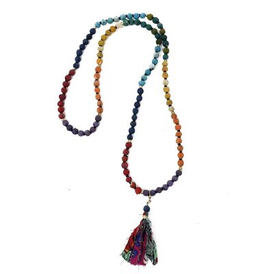Kantha Chakra Tassel Necklace/Bracelet