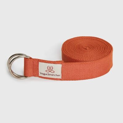 BIOBELT 250 Apricot - Organic cotton yoga strap