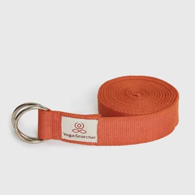 BIOBELT 250 Apricot - Organic cotton yoga strap
