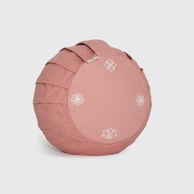 Yoga Zafu Ash-Rose - Bio-Baumwolle