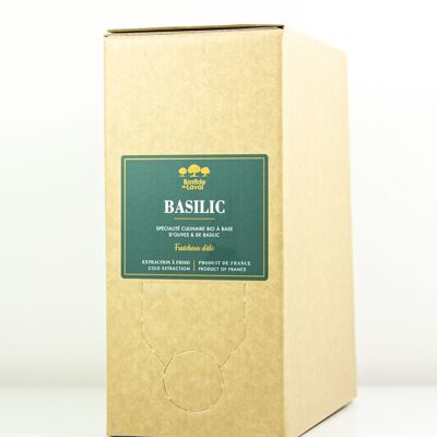 Basil olive oil 300cl bib - France / Flavored