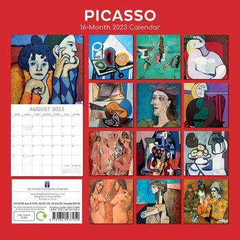 Calendrier 2023 Pablo Picasso 2