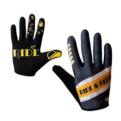 Ride & Beer cycling gloves