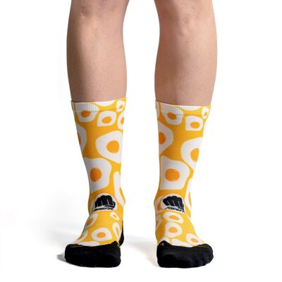 Chaussettes vélo oeufs