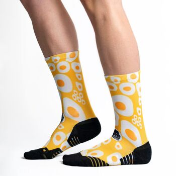 Chaussettes vélo oeufs 2