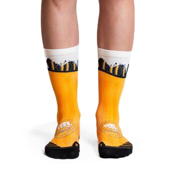 Chaussettes cyclistes Ride & Beer 1
