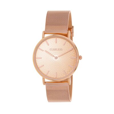 MONTRE-CLASSIC - ACIER MESH ROSE DORÉ / ROSE DORÉ | BCL10004-800