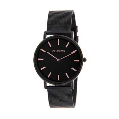 MONTRE-CLASSIC - ACIER MESH NOIR / NOIR | BCL10004-903