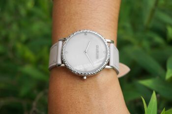 MONTRE-DÉCO - ACIER MESH ARGENTÉ / GRIS | BCL10472-201 6