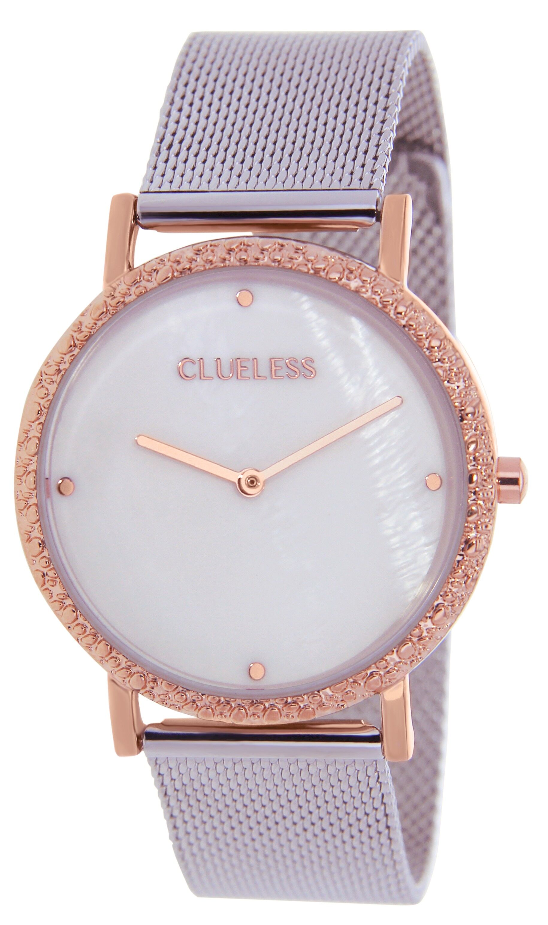 Buy wholesale DECO WATCH PINK SILVER MESH STEEL BCL10474 301