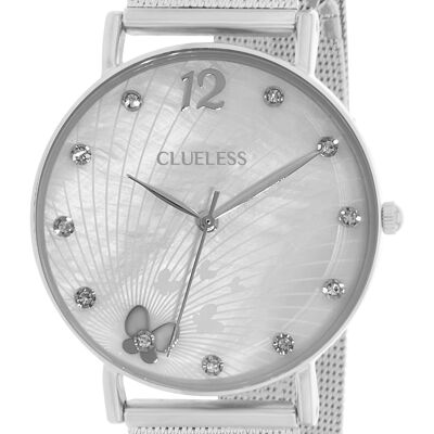 MONTRE-DECO -ACIER MESH ARGENTE/ARGENTE |BCL10614-201