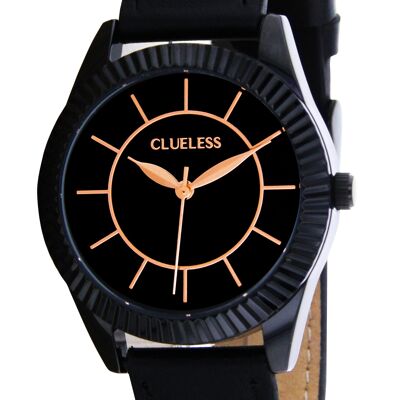 MONTRE-CLASSIC -CUIR Noir/Noir |BCL10652-903