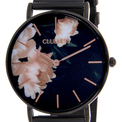 MONTRE-DECO -ACIER MESH Noir/Noir |BCL10684-903