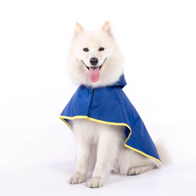 Capa de Lluvia para perro Groc Groc Lola Azul Vivo - XL