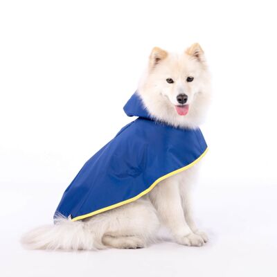 Capa de Lluvia para perro Groc Groc Lola Azul Vivo - XL4