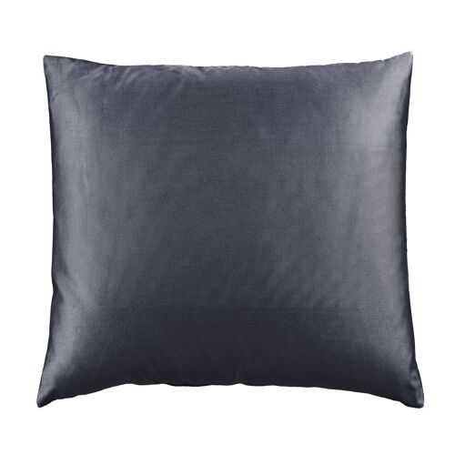 Pillow, Cotton Satin, Dark Grey