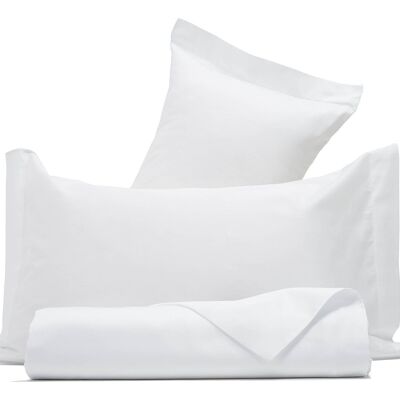 Duvet Set, Cotton Satin, White